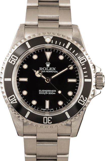 Pre Owned Mens Used Rolex Submariner 14060 No Date