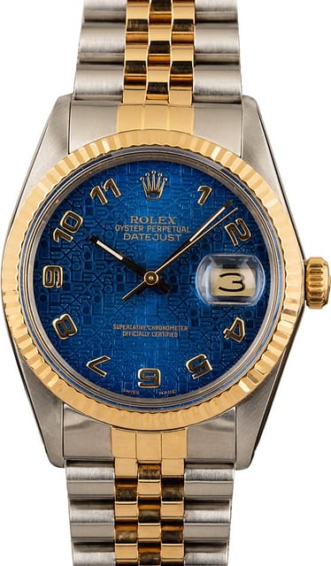 Datejust Rolex Blue 16013