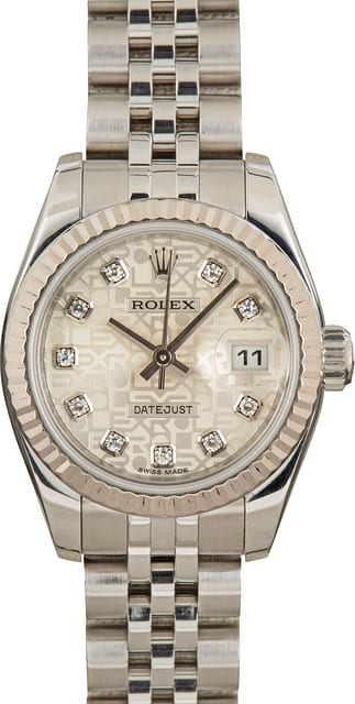 Rolex Datejust 179174 Silver Diamond Jubilee Dial