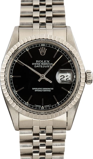 Rolex Datejust 16030 Black Dial