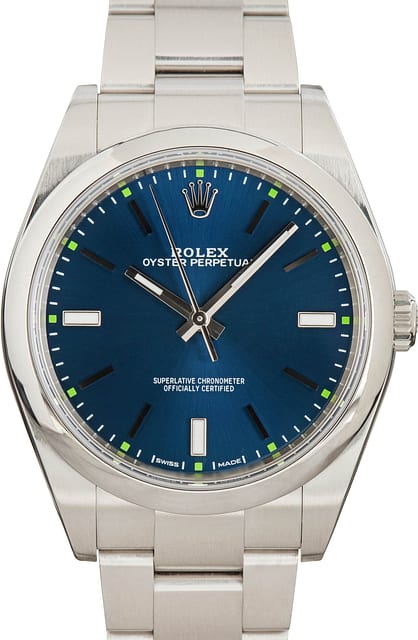 Rolex Oyster Perpetual 114300 Blue Dial