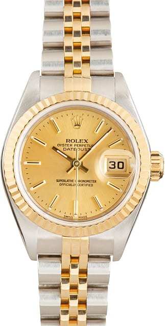 Lady Rolex Datejust 79173 Champagne Dial