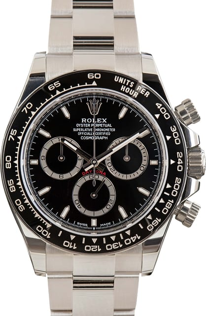 Rolex Cosmograph Daytona Ref 126500 Black Chromalight Dial