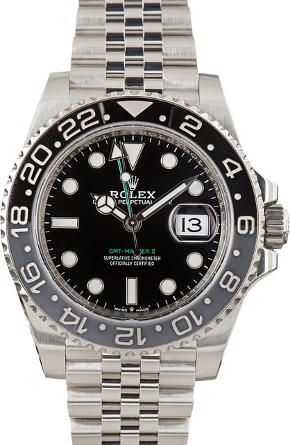 Pre-Owned Bruce Wayne Rolex GMT-Master II 126710GRNR