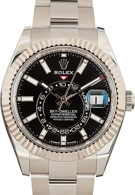 Pre-Owned Rolex Sky-Dweller 336934 Black Dial