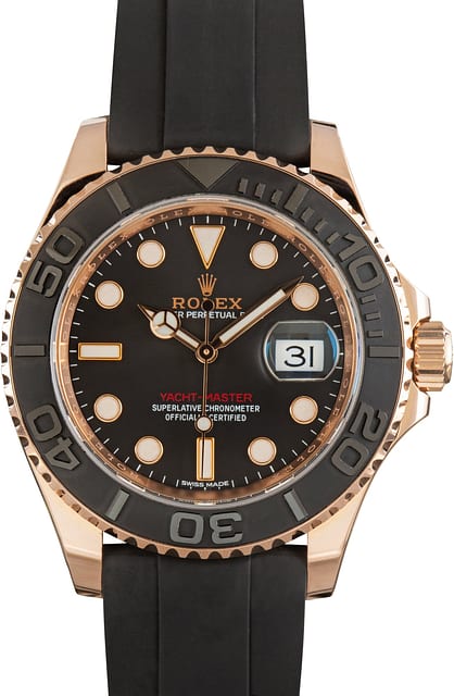 Used Rolex Yacht-Master 40 116655 Black Dial