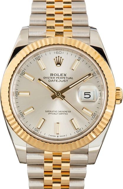 Used Silver Dial Rolex Datejust 41 Ref 126333
