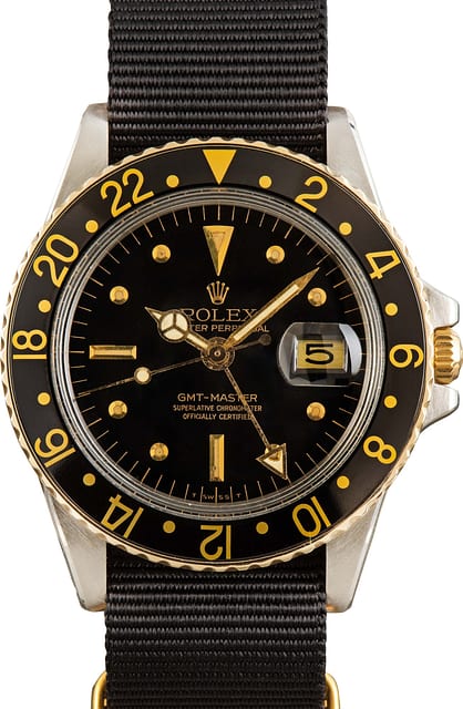 Vintage Rolex GMT-Master 1675 Black Nipple Dial