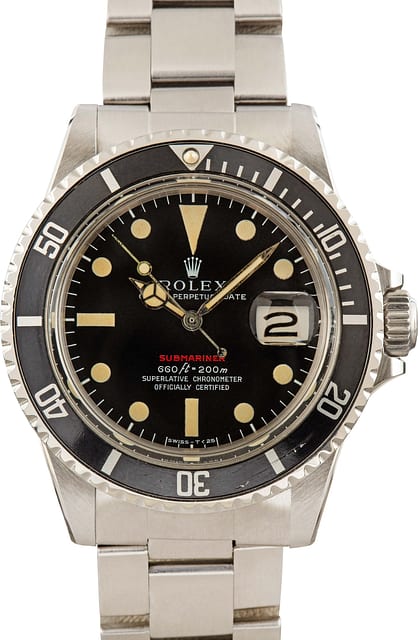 Vintage Rolex Red Submariner Date 1680