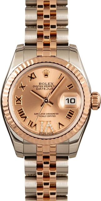 Ladies Rose Gold Datejust 179171