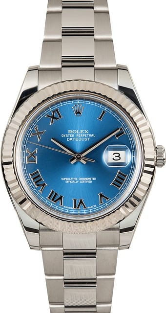 Datejust II Rolex 116334 Roman 100% Authentic
