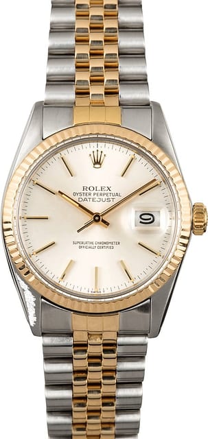 Datejust Rolex SIlver 16013