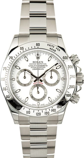 Daytona Rolex White Dial 116520