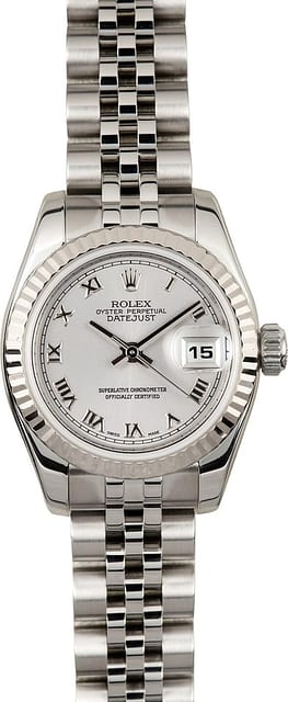 Rolex Lady-Datejust 179174 Silver Roman