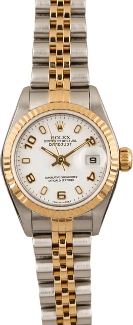 Used Ladies Rolex Datejust 79173 White Dial
