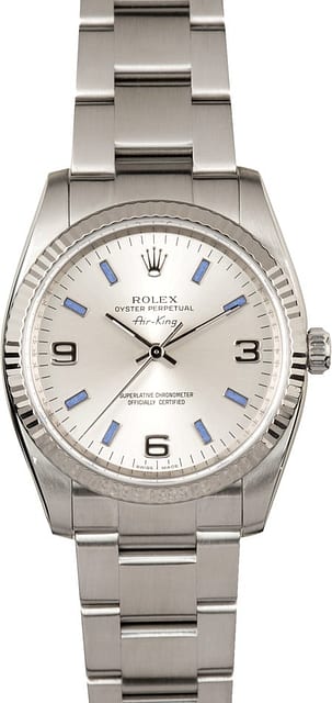 Pre Owned Rolex Air-King 114234 Arabic Dial