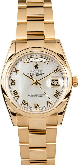 Rolex Gold Day-Date 118208