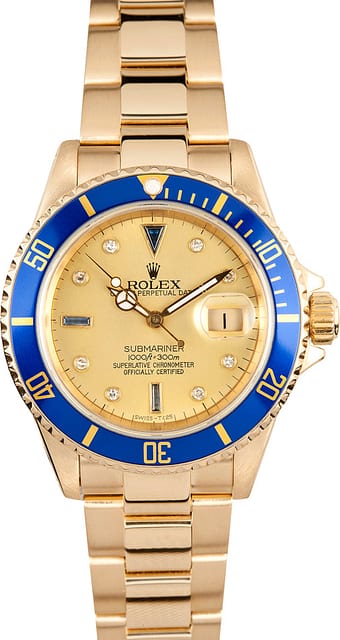 18K Serti Dial Submariner 16618