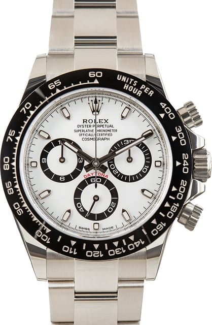 Used Rolex Daytona Cosmograph Ref 116500 White Dial