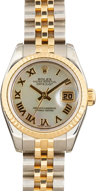 Pre-Owned Lady Rolex Datejust 179173 Mother of Pearl Dial