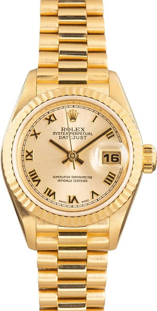 Pre-Owned Lady Rolex Datejust 79178 Silver Roman Dial