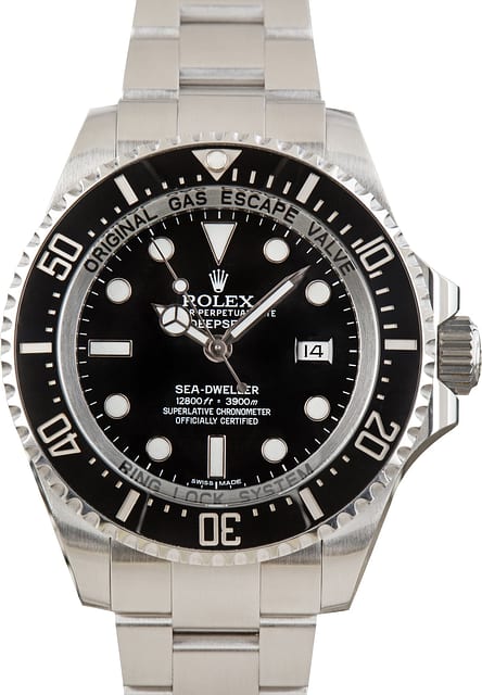 Pre-Owned Rolex Deepsea Sea-Dweller Ref 116660 Black