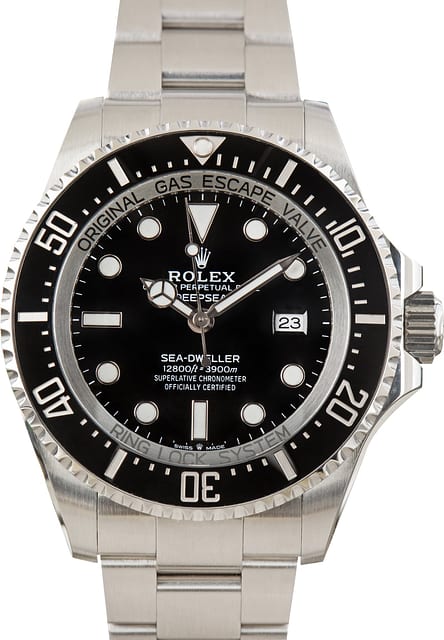 185589 Pre-Owned Rolex Sea-Dweller Ref 126660 Black Dial