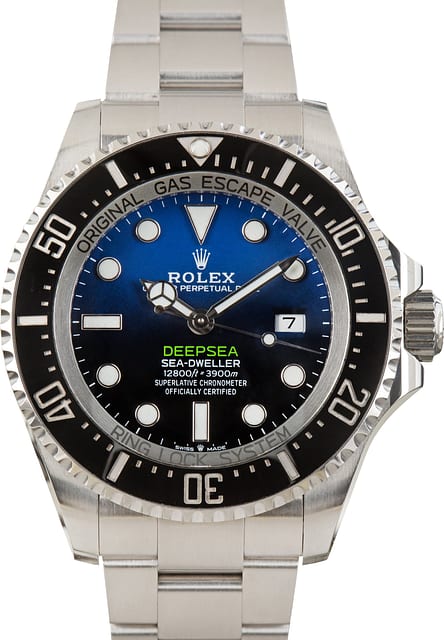 Pre-Owned Rolex Sea-Dweller James Cameron 126660B Blue Dial