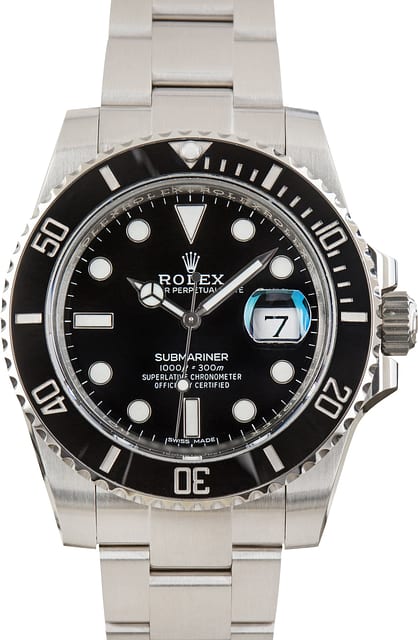 Pre-Owned Steel Rolex Submariner 116610 Black Dial