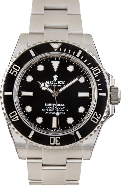 Pre-Owned Rolex Submariner 124060LN Black Dial