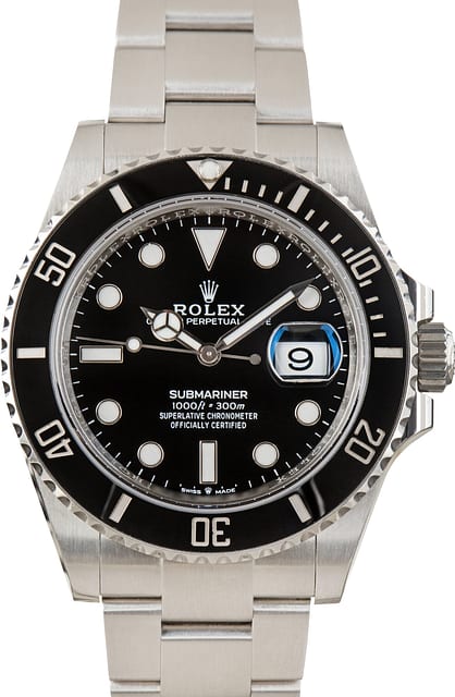 Used Rolex Submariner Stainless Steel 126610LN Black Dial