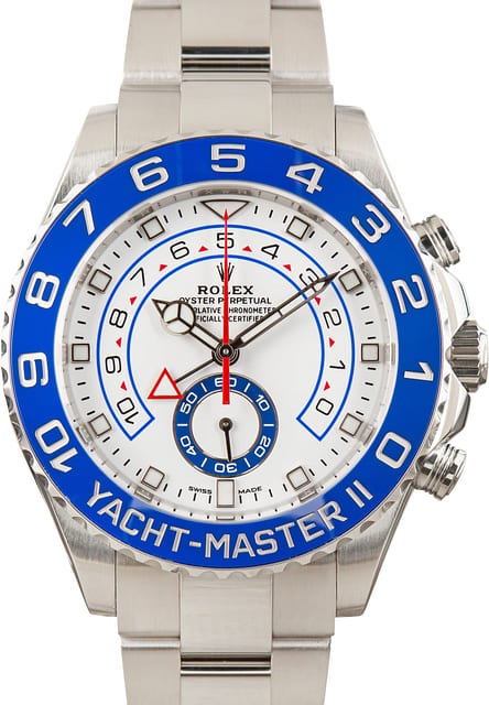 Pre-Owned Rolex Yacht-Master II Ref 116680 Mercedes Hands