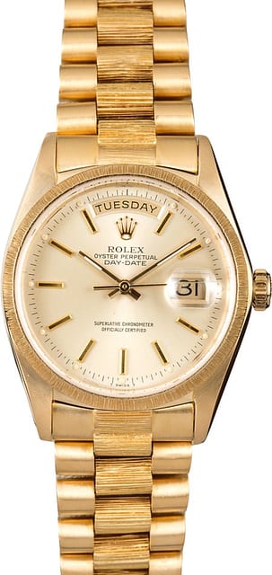 Presidential Bark Finish Rolex Day-Date 18078