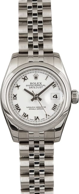 Pre Owned Rolex Ladies DateJust Stainless Steel 179160