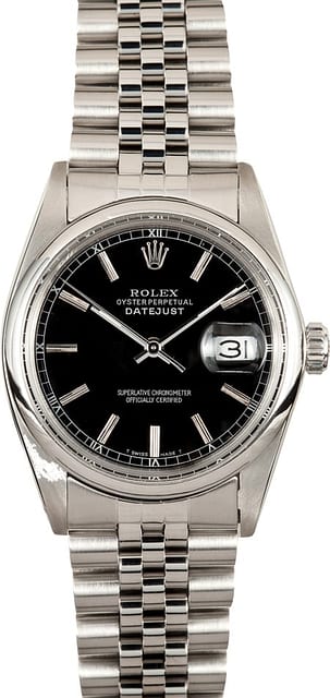 Rolex Men's DateJust Stainless Steel 16030