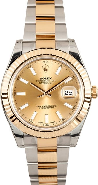 Rolex 41MM DateJust II Factory Stickers