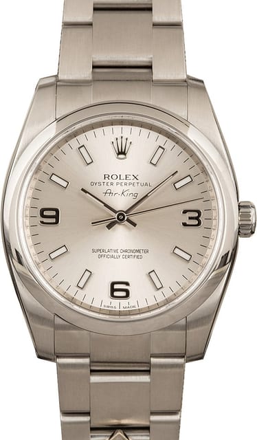 Rolex Air-King Stainless Steel 114200 Model
