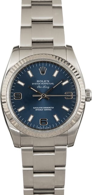 Pre Owned Rolex Air-King Stainless Steel 114234