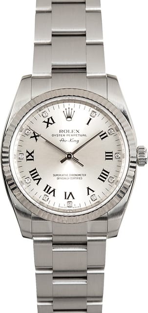 Rolex Air-King 114234 Diamond Dial