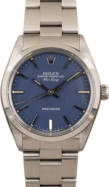 Rolex Air-King 5500 Blue Dial