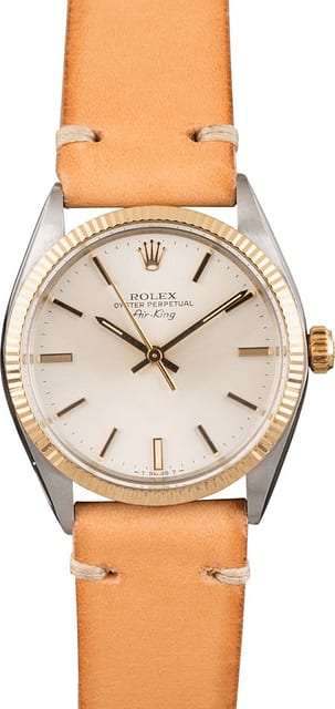 Vintage Rolex Air-King 5501 Steel & Gold