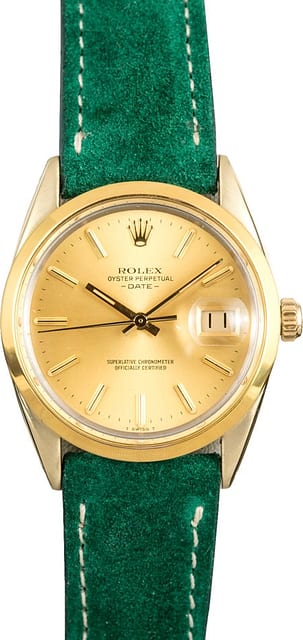 Rolex Date 15505 Vintage Gold