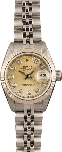 Used Rolex Lady Datejust 69160 Jubilee Bracelet