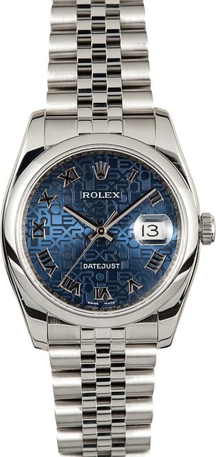 Rolex Datejust 116200 Blue Jubilee 100% Authentic
