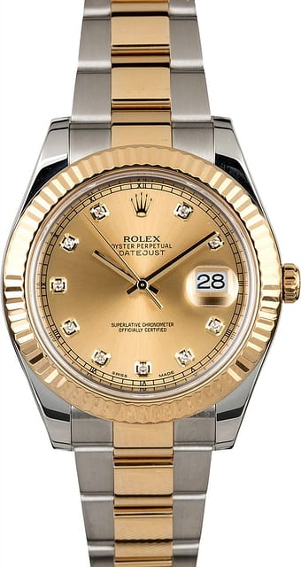 PreOwned Rolex Datejust 116333 Champagne Dial