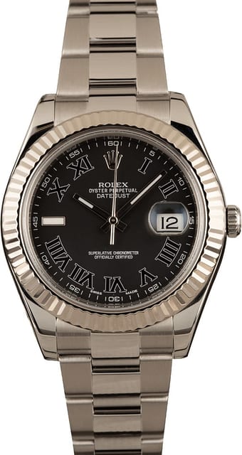 Used Rolex Datejust II Ref 116334 Roman Dial