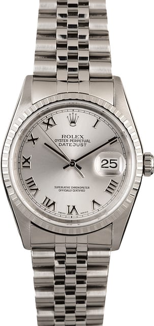 Rolex Datejust 16220 Stainless Steel Band