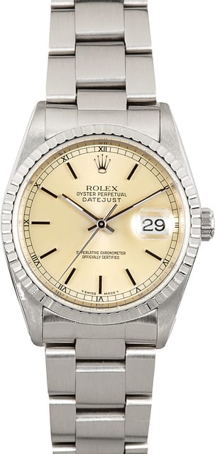 Rolex Datejust 16220 Steel