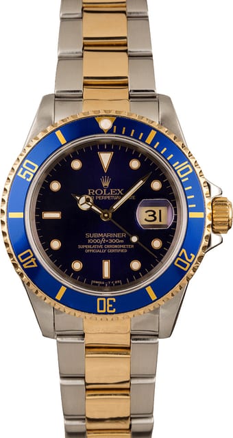 Used Rolex Thunderbird Datejust 16253 Champagne Jubilee Dial