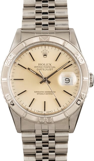 Rolex Datejust 16264 "Turn-O-Graph" Silver